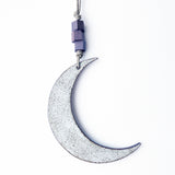 Crescent Hanging: White Glaze / Tucker