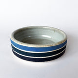 Dog Bowl: Rings Blue