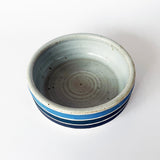 Dog Bowl: Rings Blue