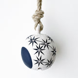 Jingle Bell Round XL: Sun Moon Stars Indigo