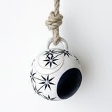 Jingle Bell Round XL: Sun Moon Stars Indigo