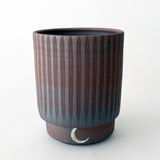 Planter Step: Stripes Med Brown TXD