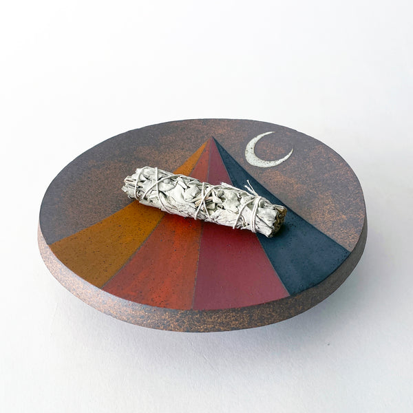 Reliquary Dish: Tucker Prism Rnbw w/ Crescent