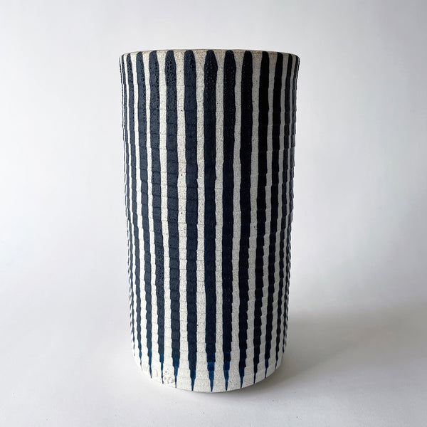 Vessel Thin: Stripes Indigo (Throwning Lines)