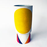 Vessel Step Tall: Prism Domino Yellow