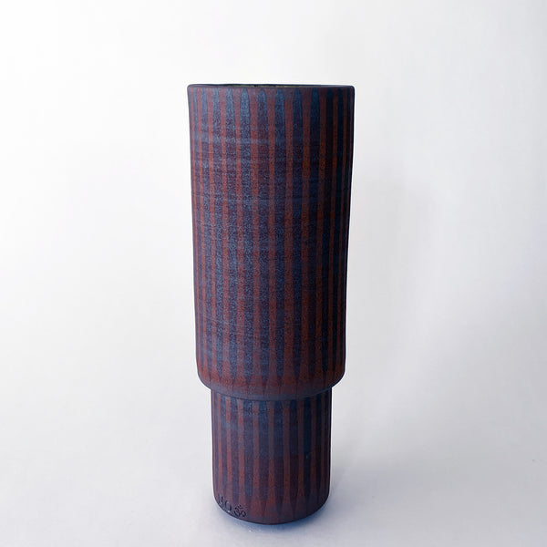 Vessel Step Thin: Stripes Dark Brown TXD