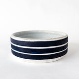 Dog Bowl: Rings Indigo