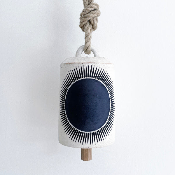 Thrown Bell Tall: New Sun Indigo